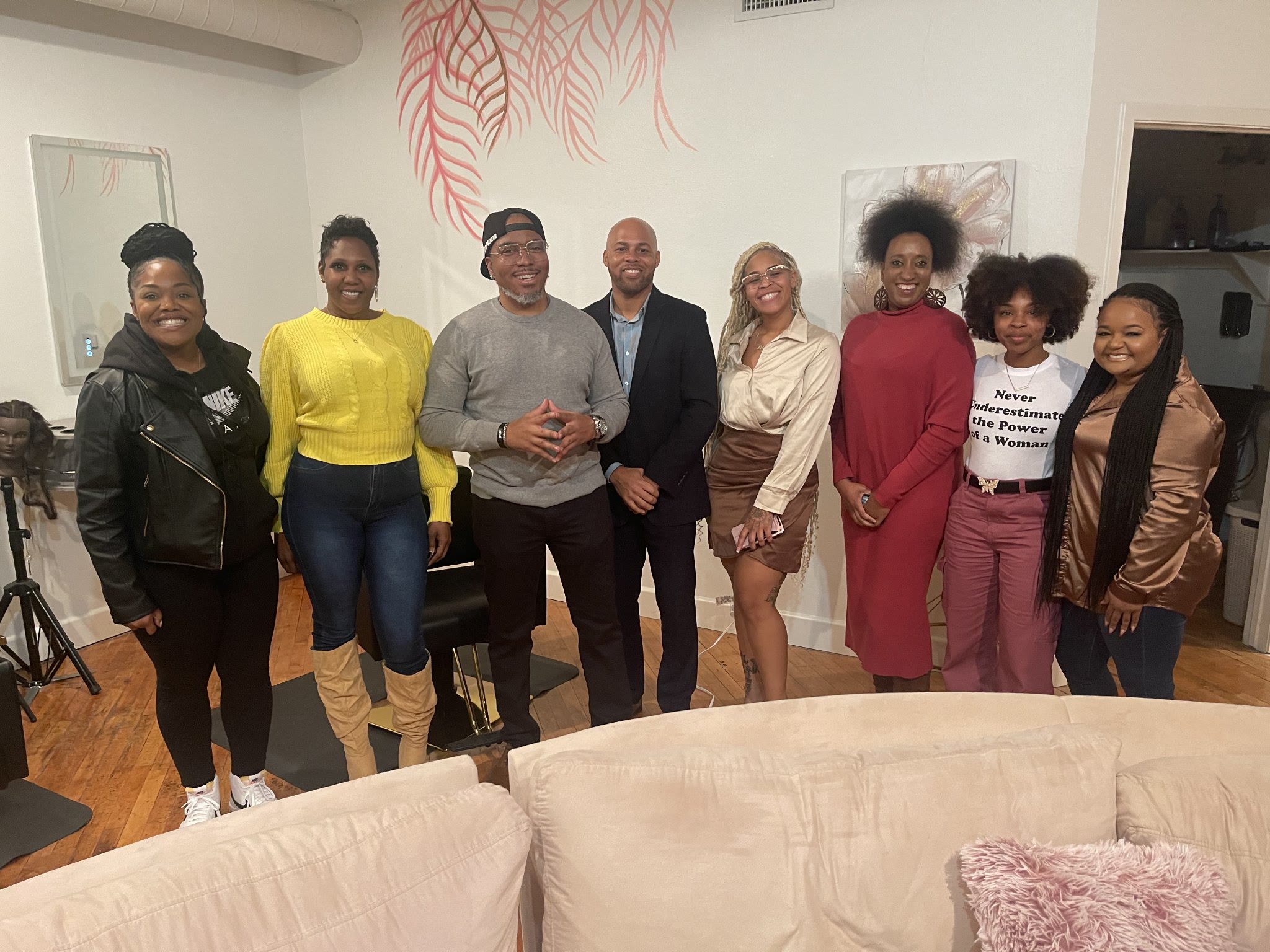 Jay.R Fogle with a team of entrepreneurs